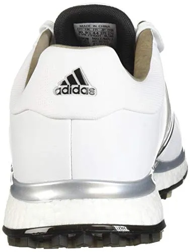 adidas Men's TOUR360 XT Spikeless Golf Shoe, FTWR White/core Black/Silver Metallic, 10.5 M US