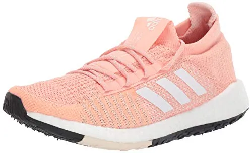 adidas Unisex-Kid's PulseBOOST HD Running Shoe, Glow Pink/White/Linen, 6.5 M US Big Kid