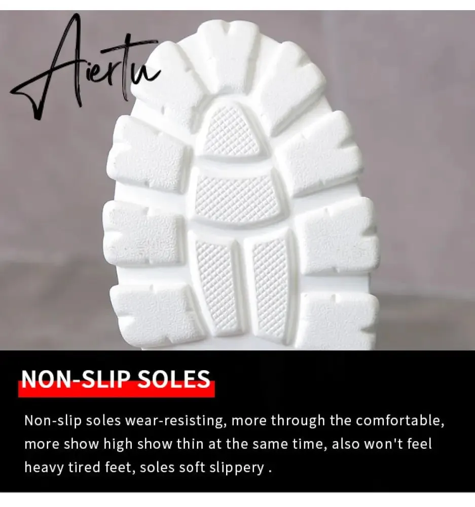 Aiertu New Women's Sandals Summer Breathable and Comfortable Designer Toe Sandals Thick Bottom Waterproof Platform Roman Sandals