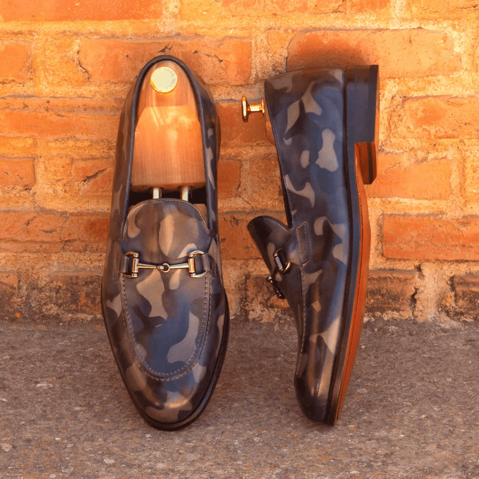 Andrew Camo Patina  Loafers