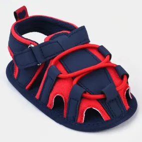 Baby Boys Shoes B208-Blue/Red