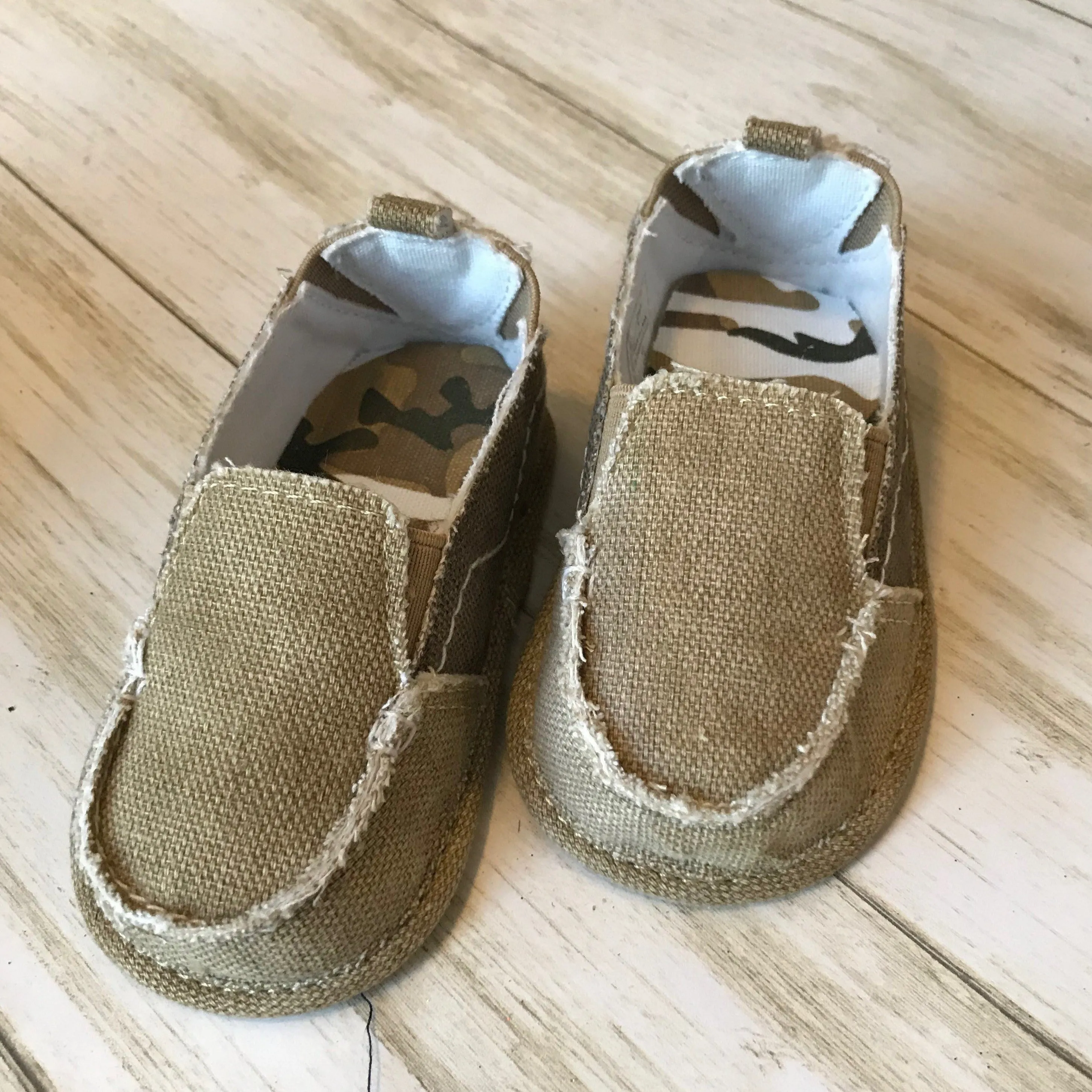 Baby Deer Canvas Slip On Shoe