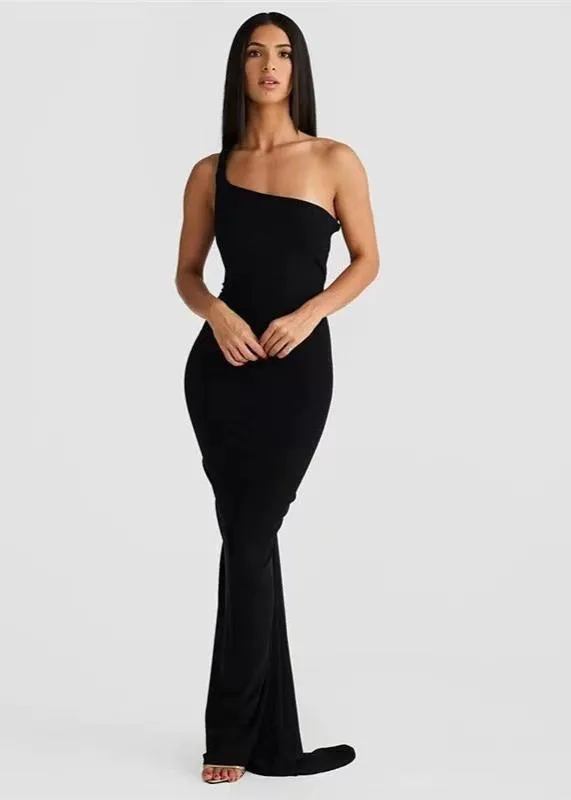 Backless Sling Slim-Fit Long Dress