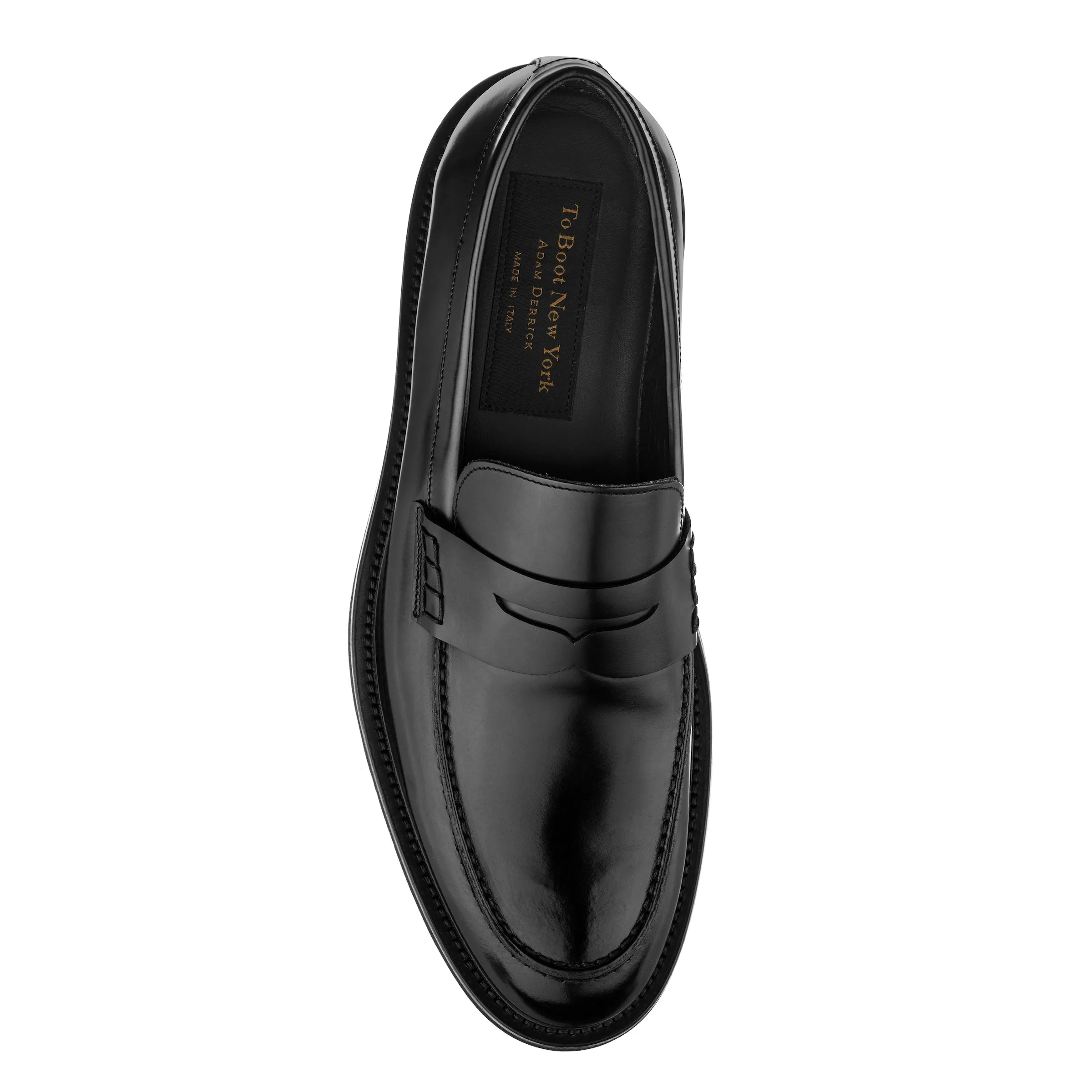 Balboa Black Calf Penny Loafer