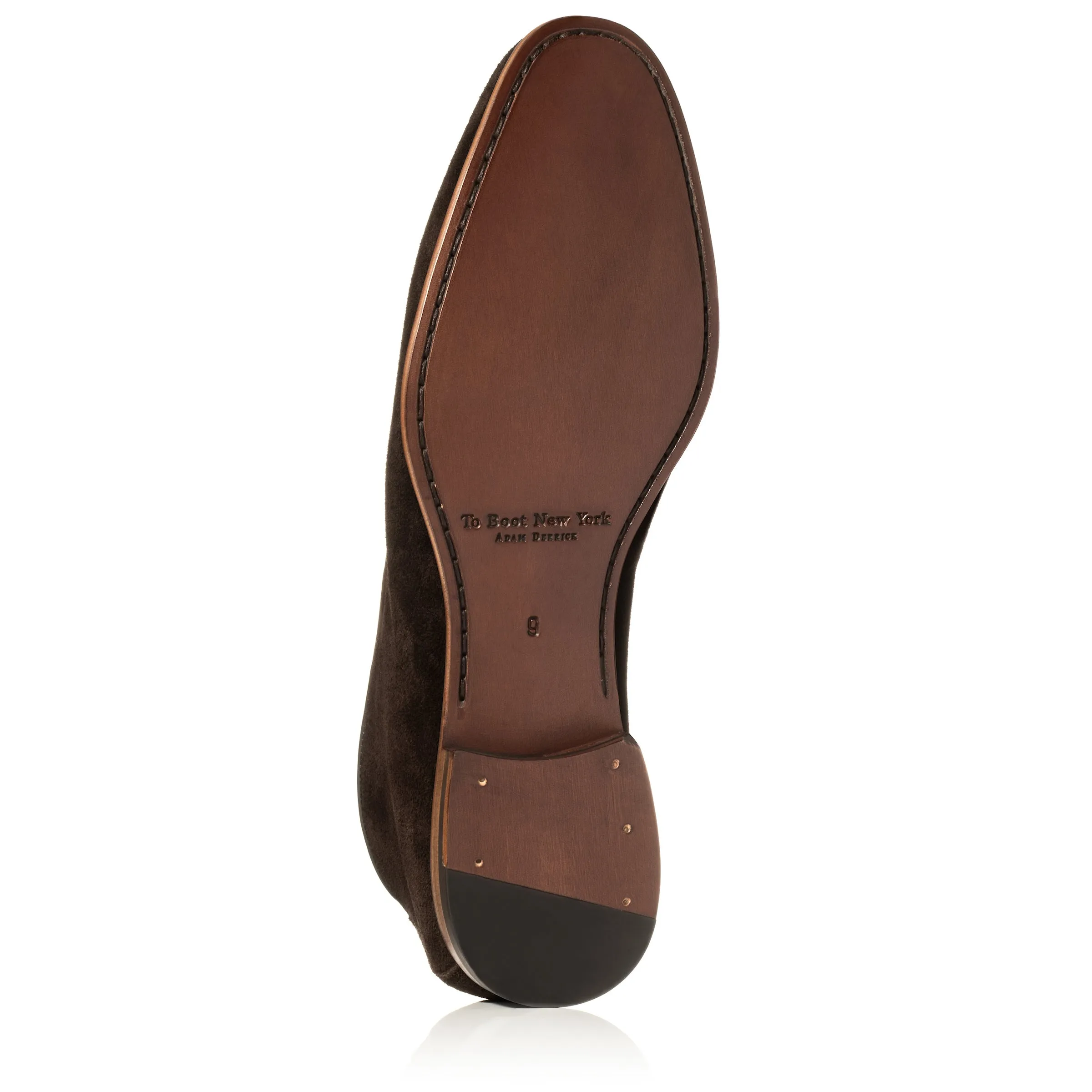 Beamon Dark Brown Suede Slip on