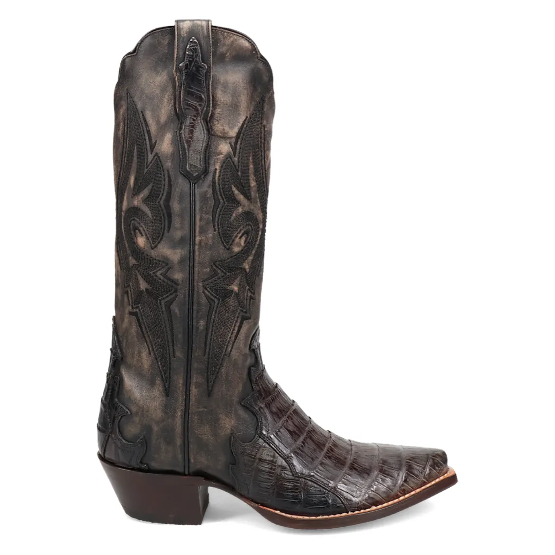 Berkeley Caiman Boot - Black/Black - DP3060