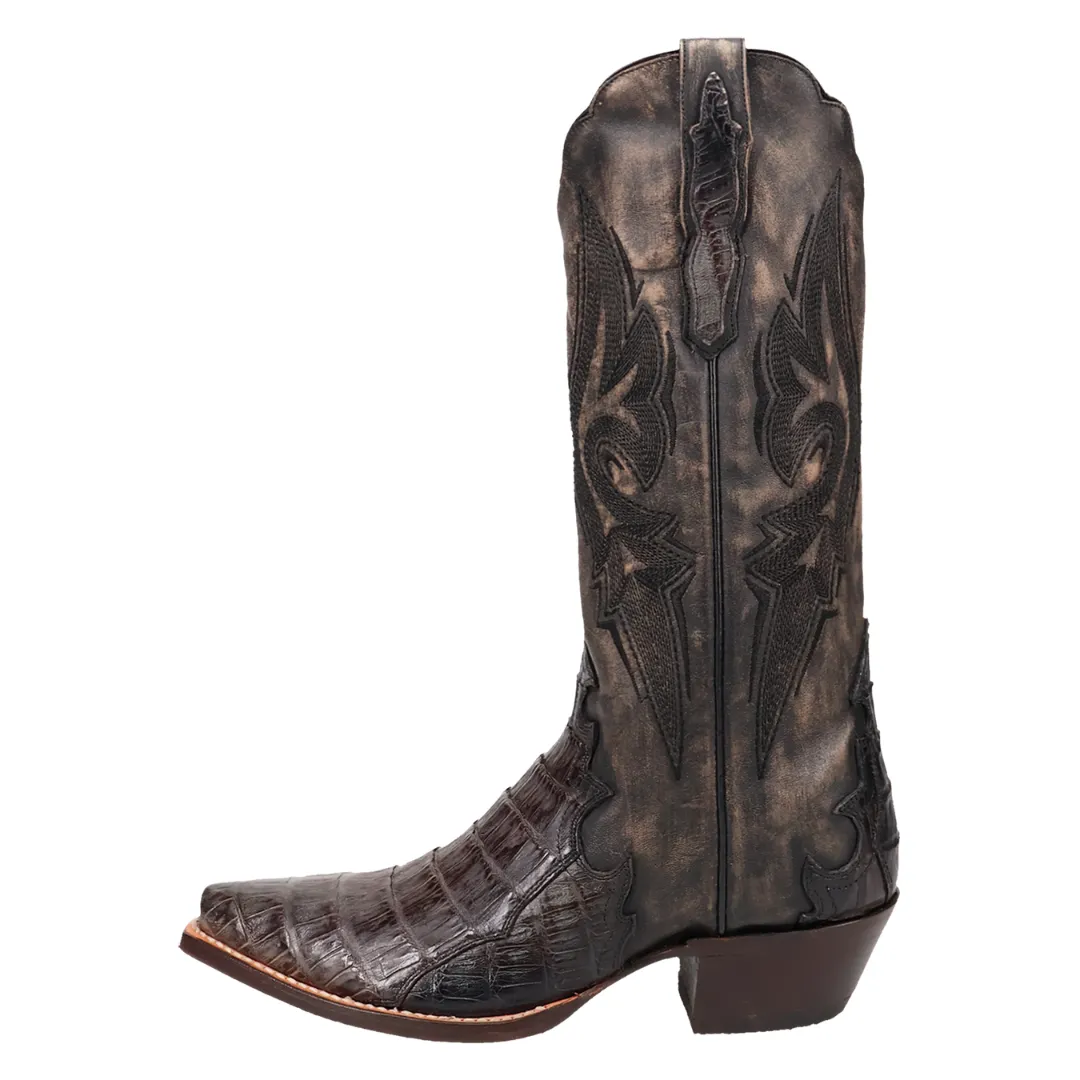 Berkeley Caiman Boot - Black/Black - DP3060