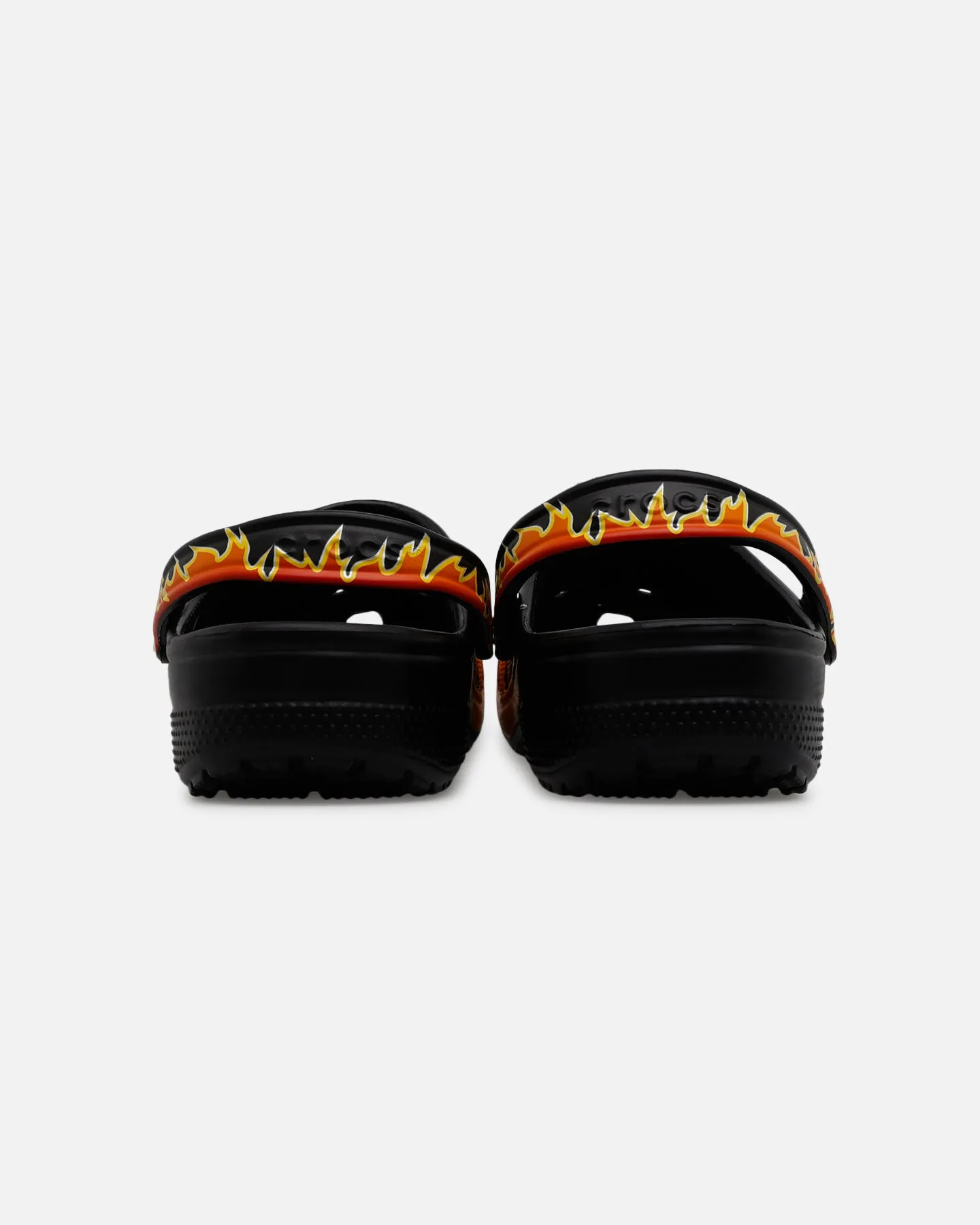 Crocs Classic Flames Clog Black/Multi