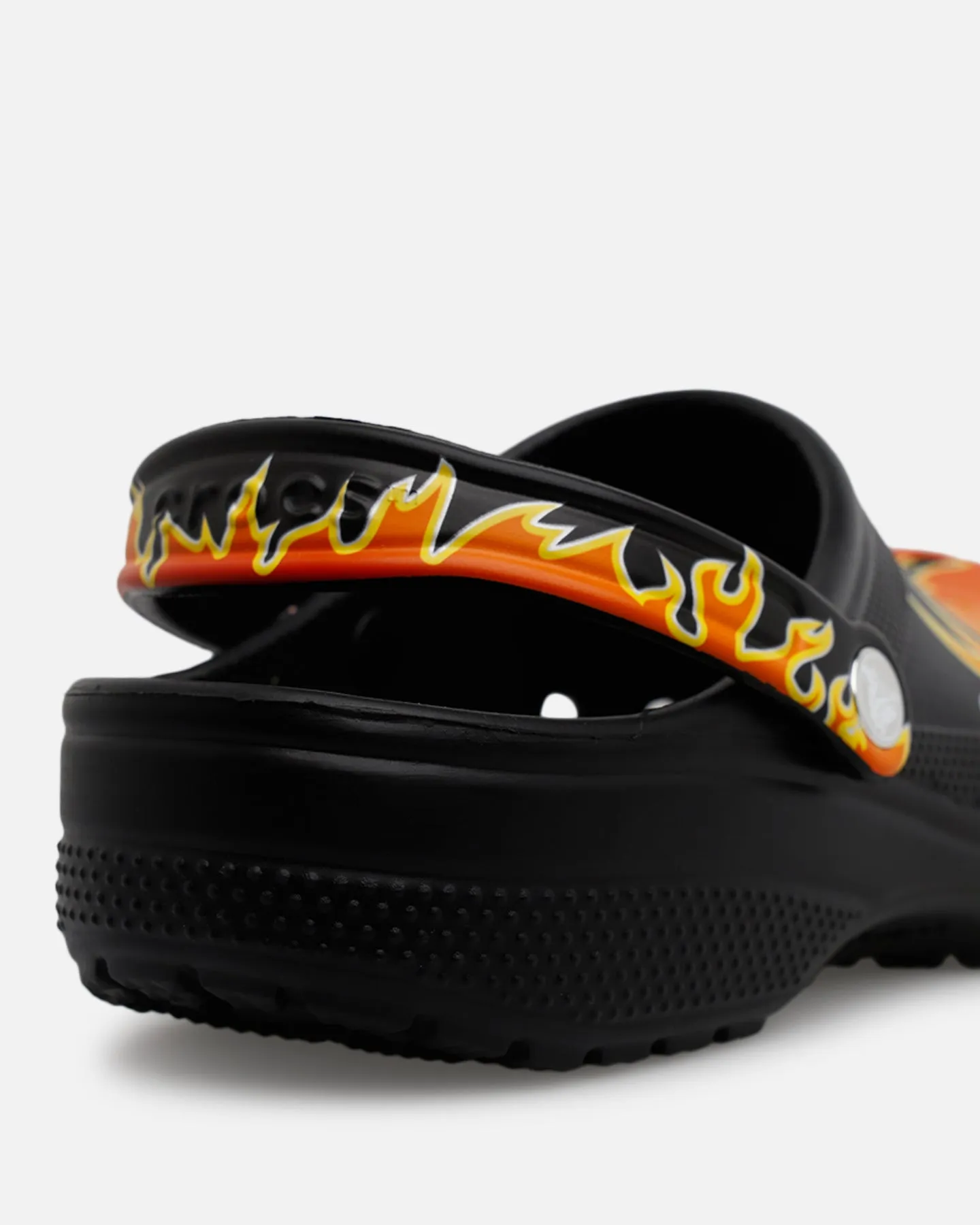 Crocs Classic Flames Clog Black/Multi