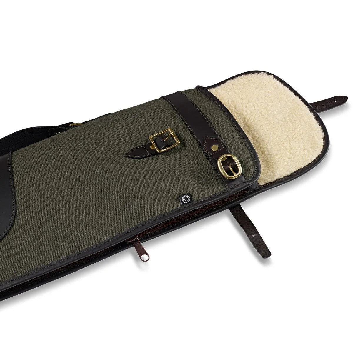 Croots Rosedale Canvas Bipod Rifle Slip with Flap, Zip & Handles