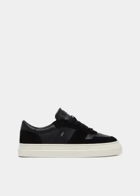 D.A.T.E Studio Calf Leather Sneaker - Black