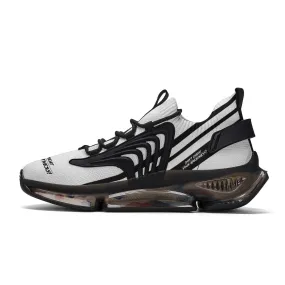 DCYG White & Black Air Max React Sneakers - Black