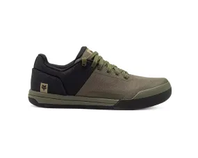 Fox Union Canvas Flat Shoe Olive Green