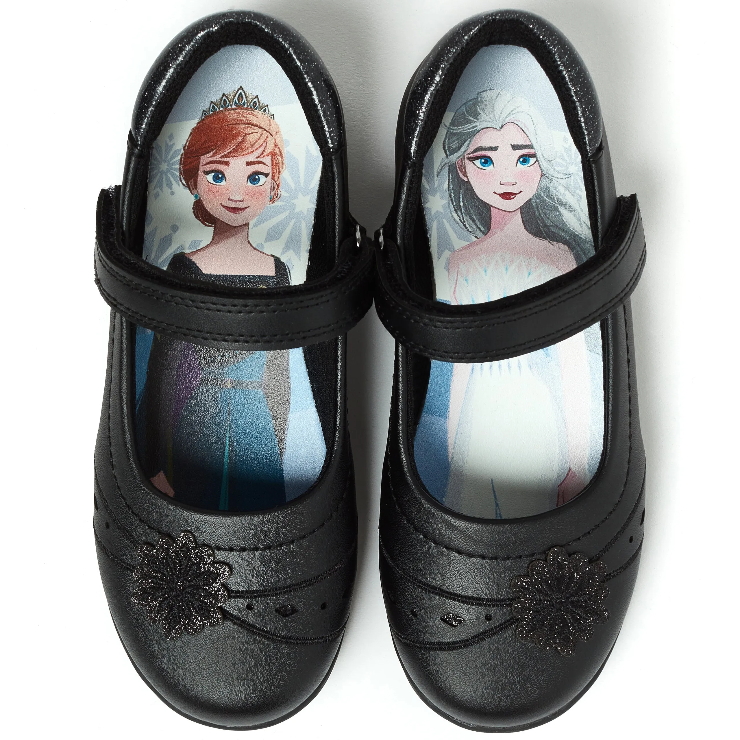 Girls Frozen School Shoes