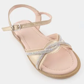 Girls Sandal 456-73-Golden