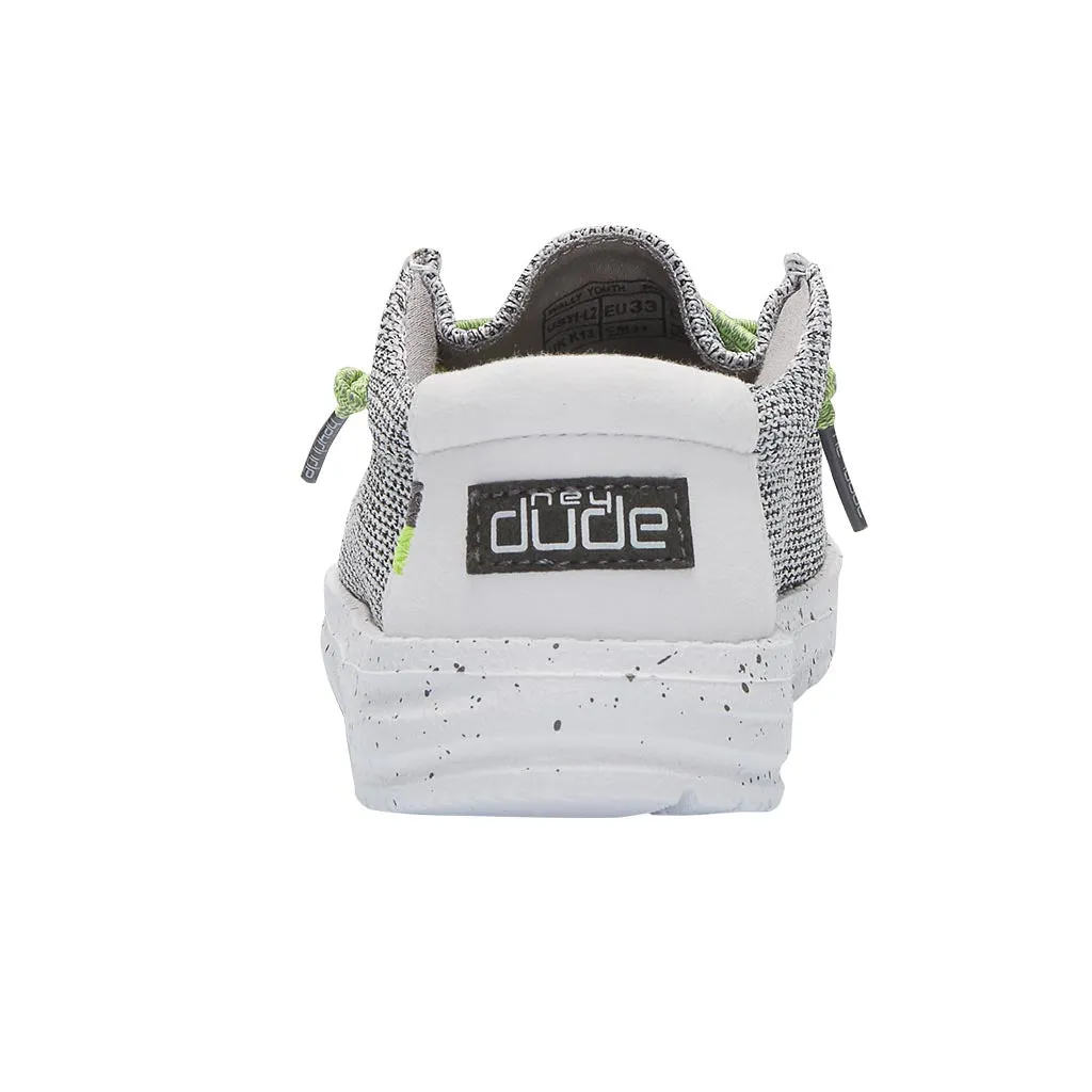 Hey Dude Children's Wally Sox Stone White 130130705