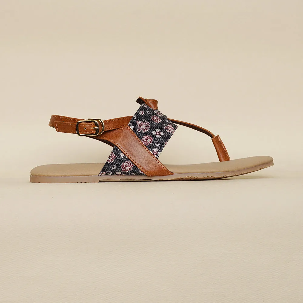 Hooghly Garden T Strap Sandal