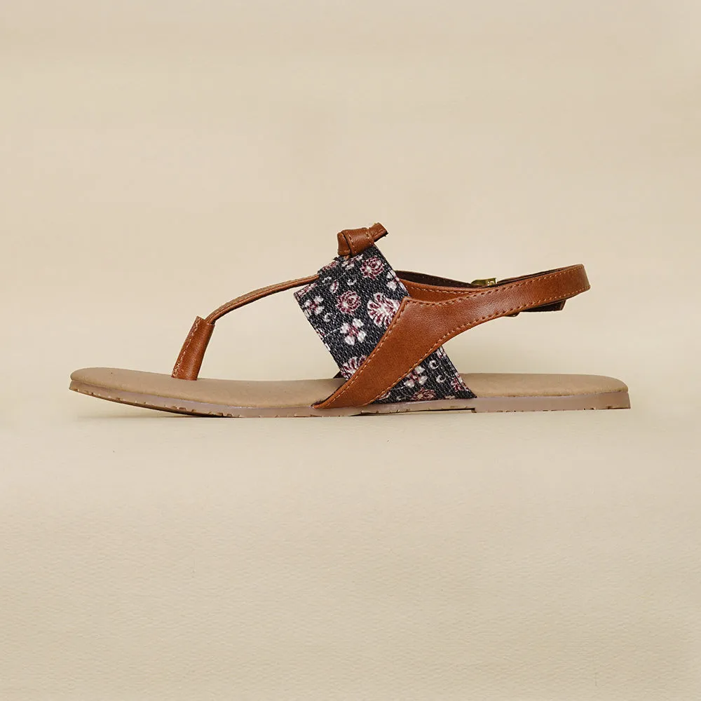 Hooghly Garden T Strap Sandal