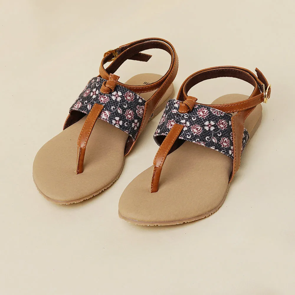 Hooghly Garden T Strap Sandal