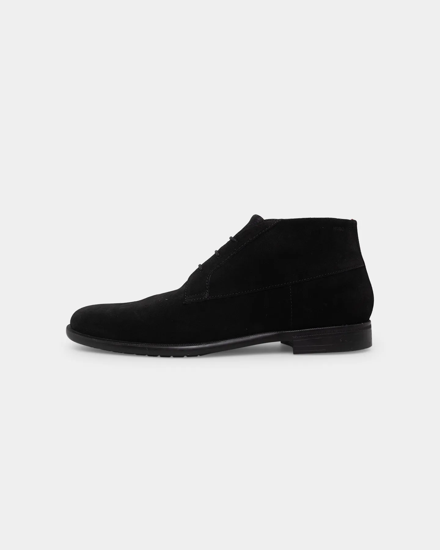 Hugo Boss Kyron Desert Suede Boots Black