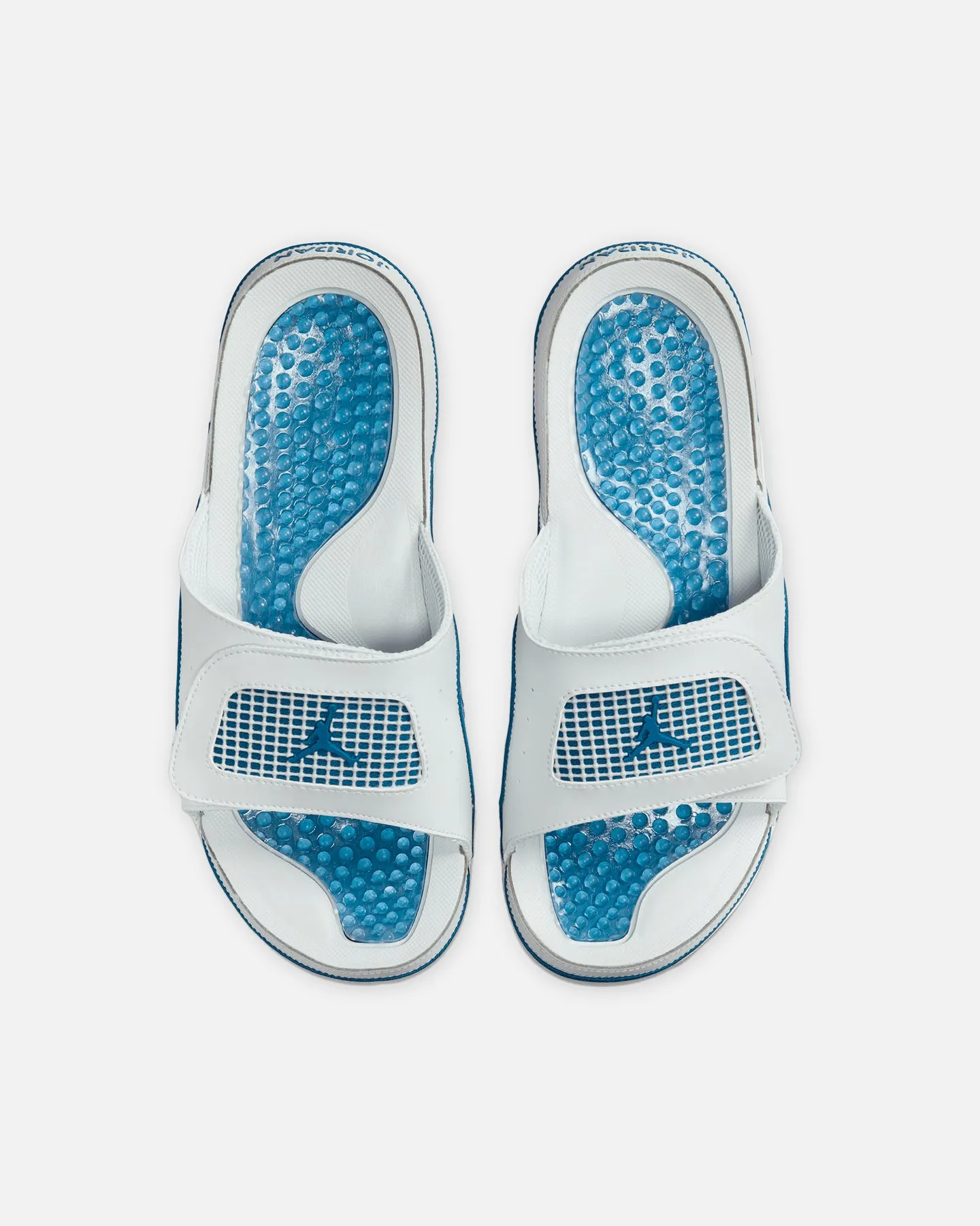 Jordan Hydro 4 Retro "MILITARY BLUE" Slides Off White/Indus