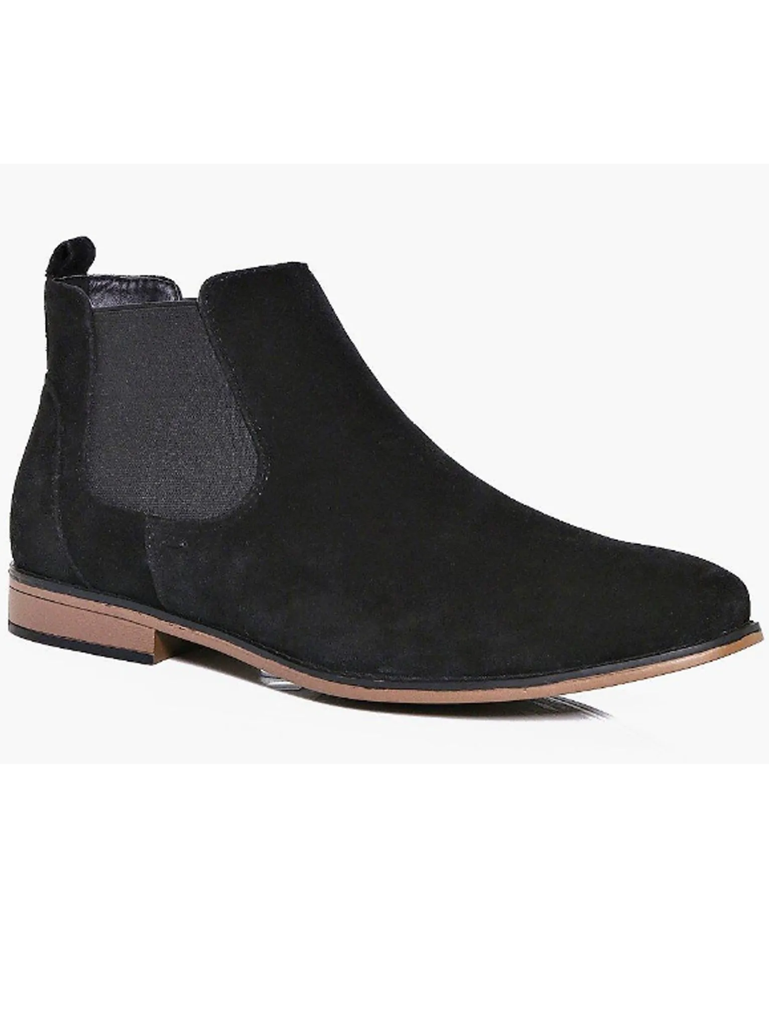 Kanye Suedette Chelsea Boots In Black