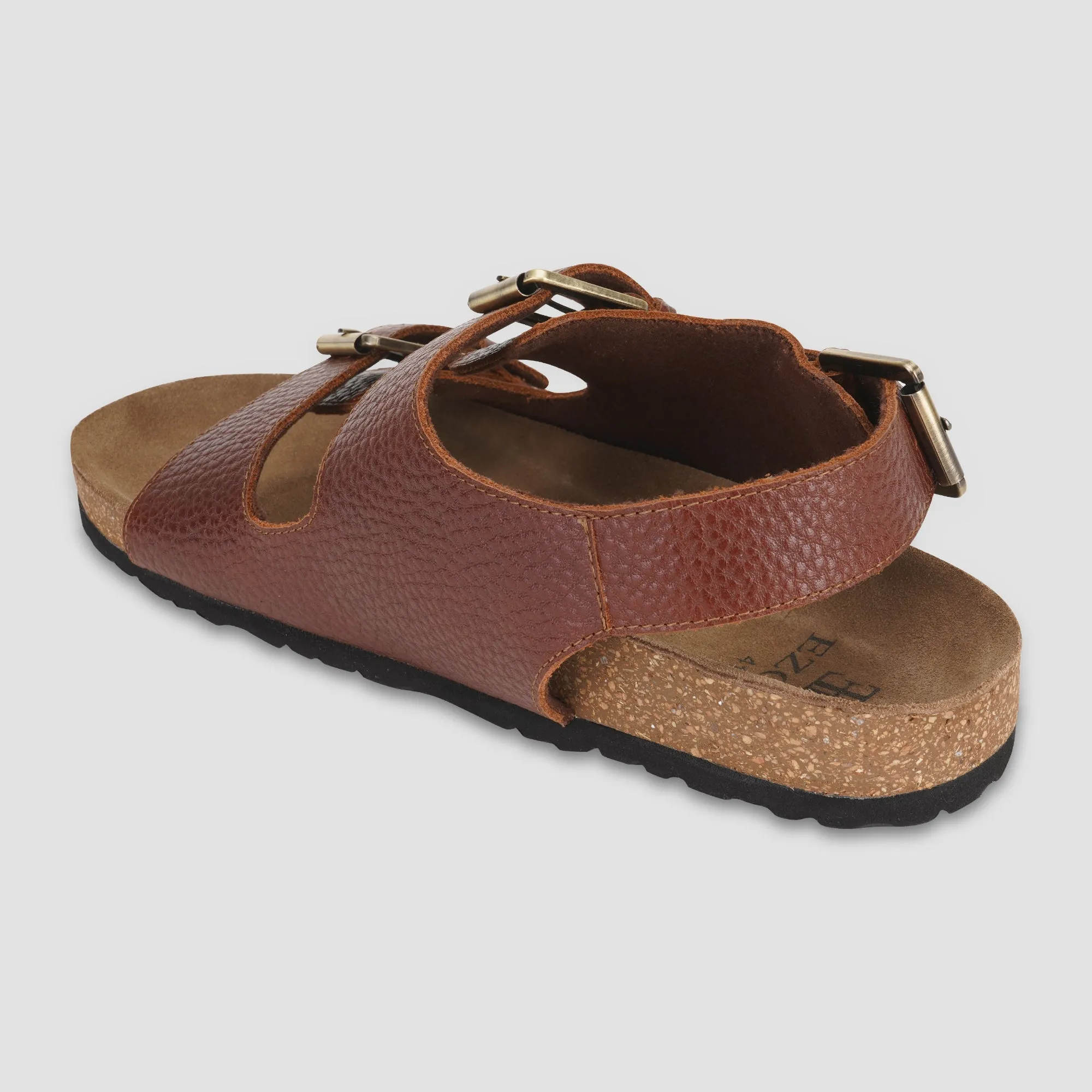 Leather Sandal For Men (Tan)