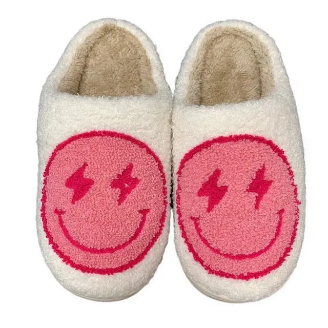 Love Heart Fluffy Slippers