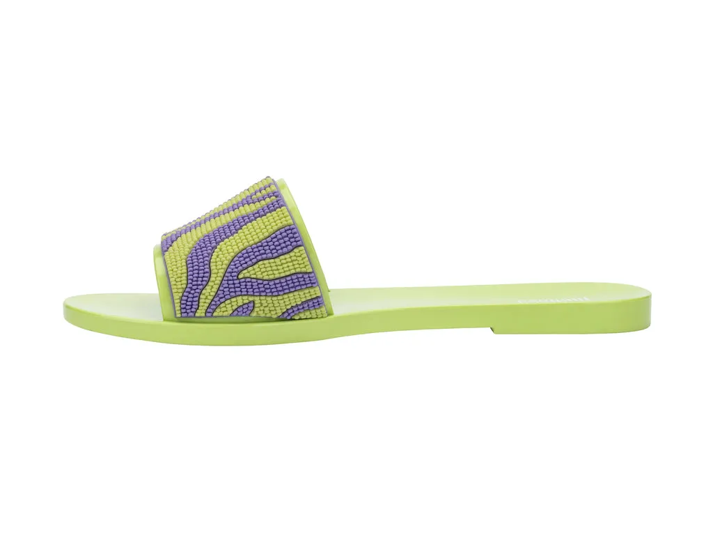 Melissa Savage SlIde AD Green/Lilac Slipons