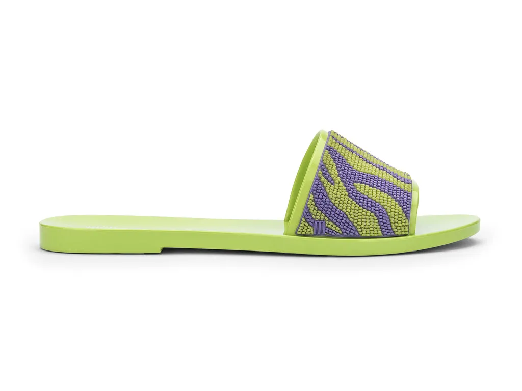 Melissa Savage SlIde AD Green/Lilac Slipons