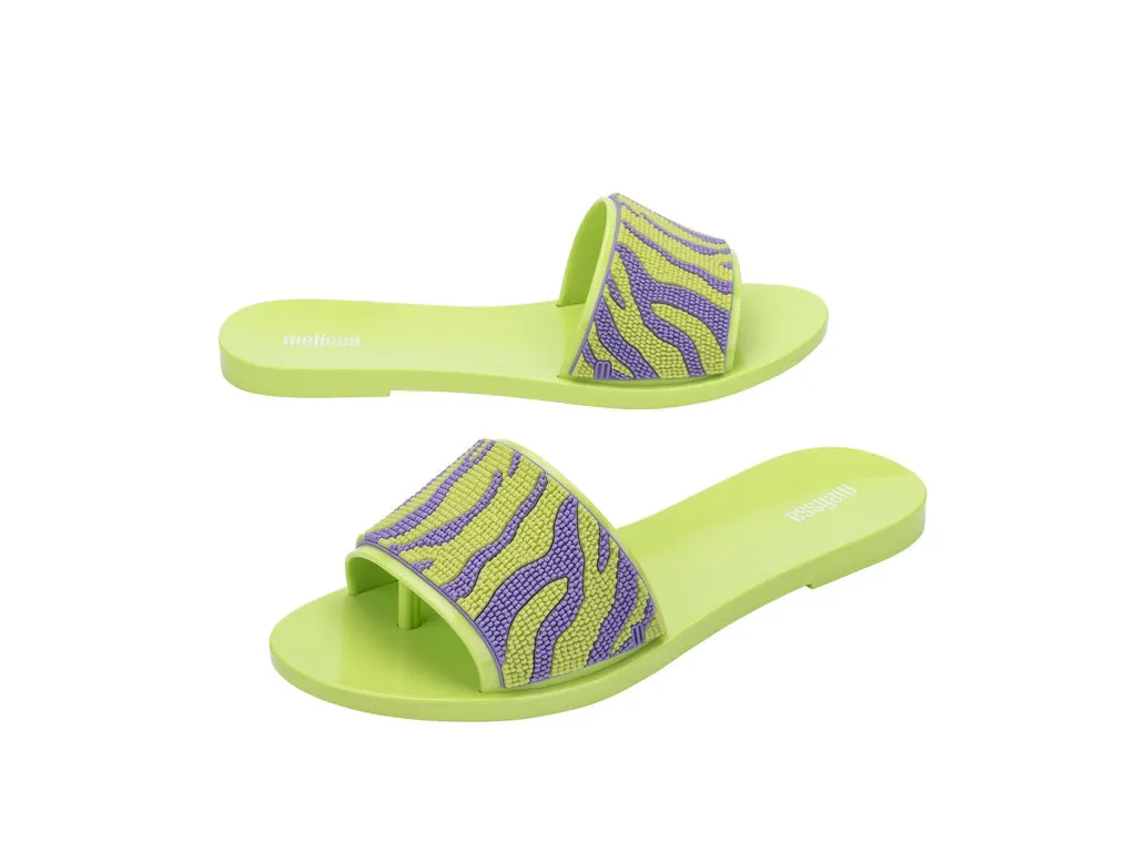 Melissa Savage SlIde AD Green/Lilac Slipons