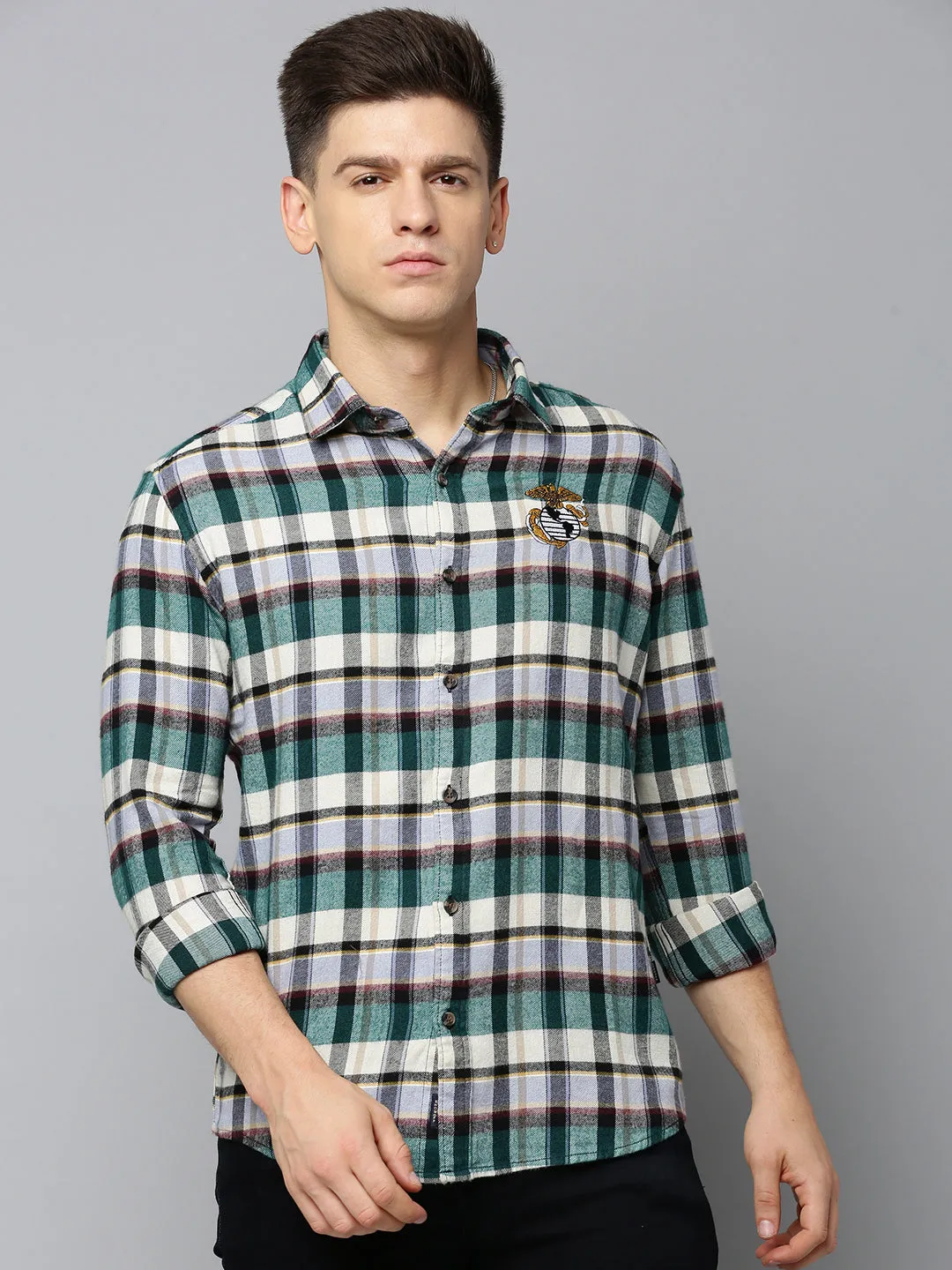 Men Multi Checked Casual Shirt