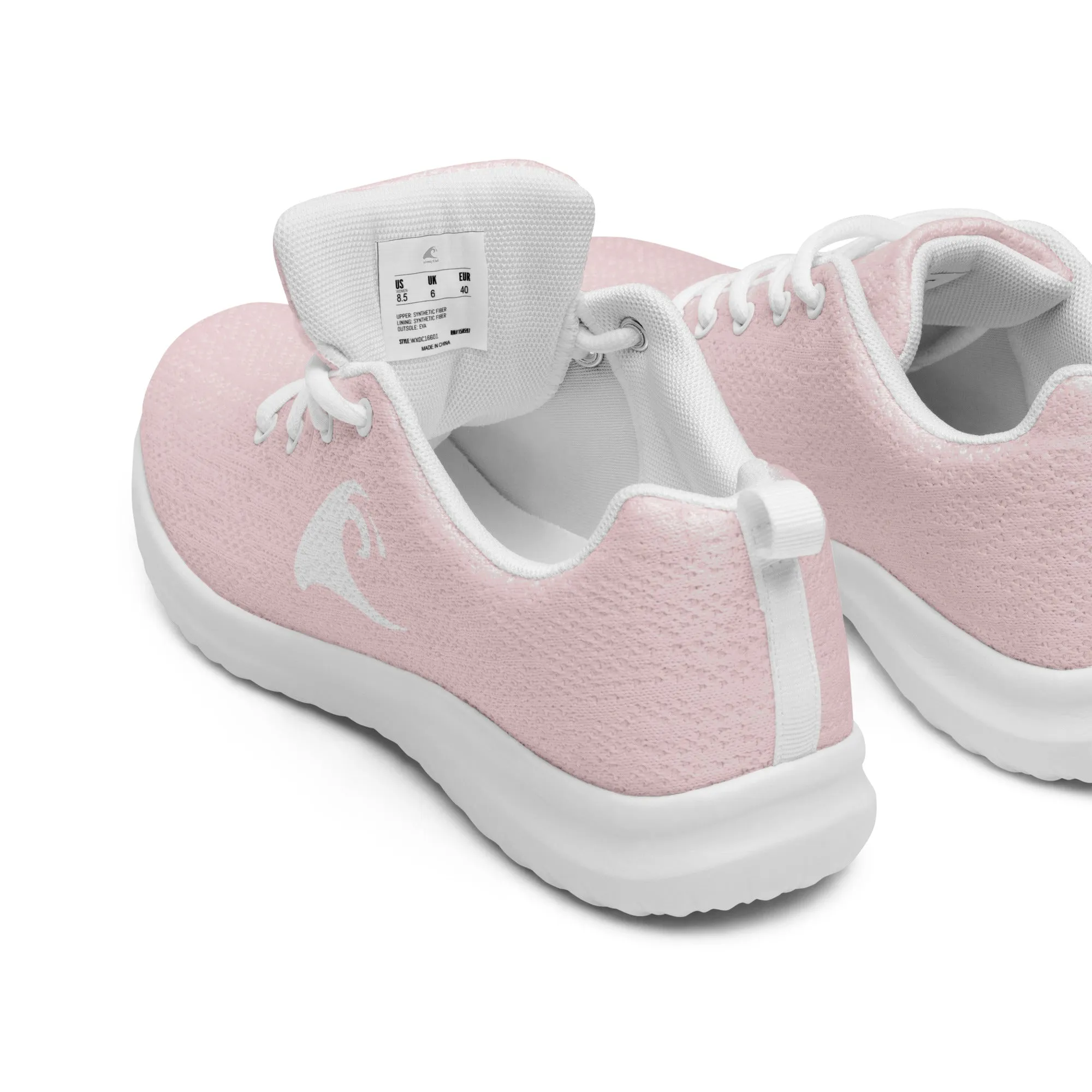 Men’s Soft Pink Athleisure Shoes with Extremely Stoked Epic Wave Logo