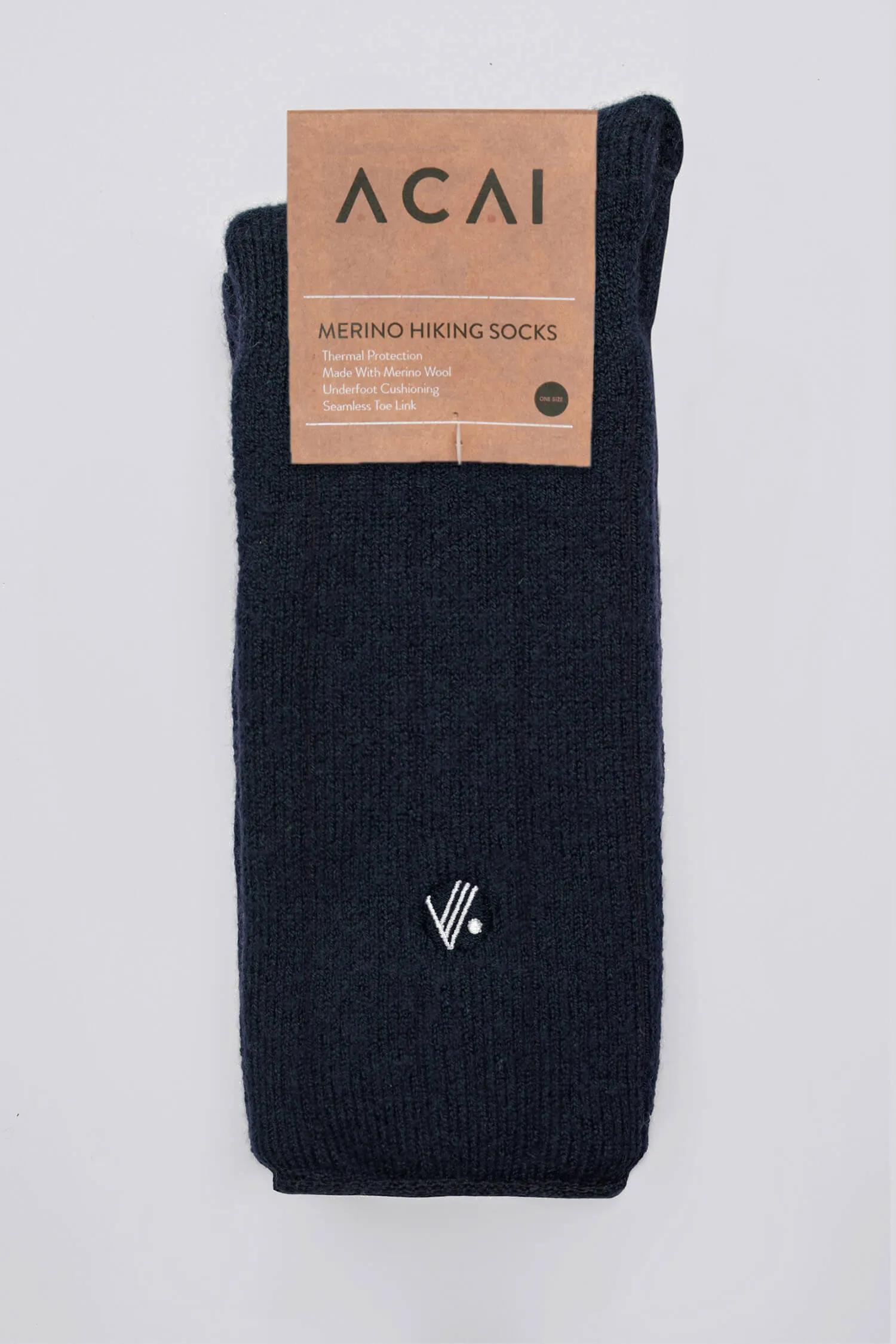 Merino Wool Hiking Socks - Deep Navy