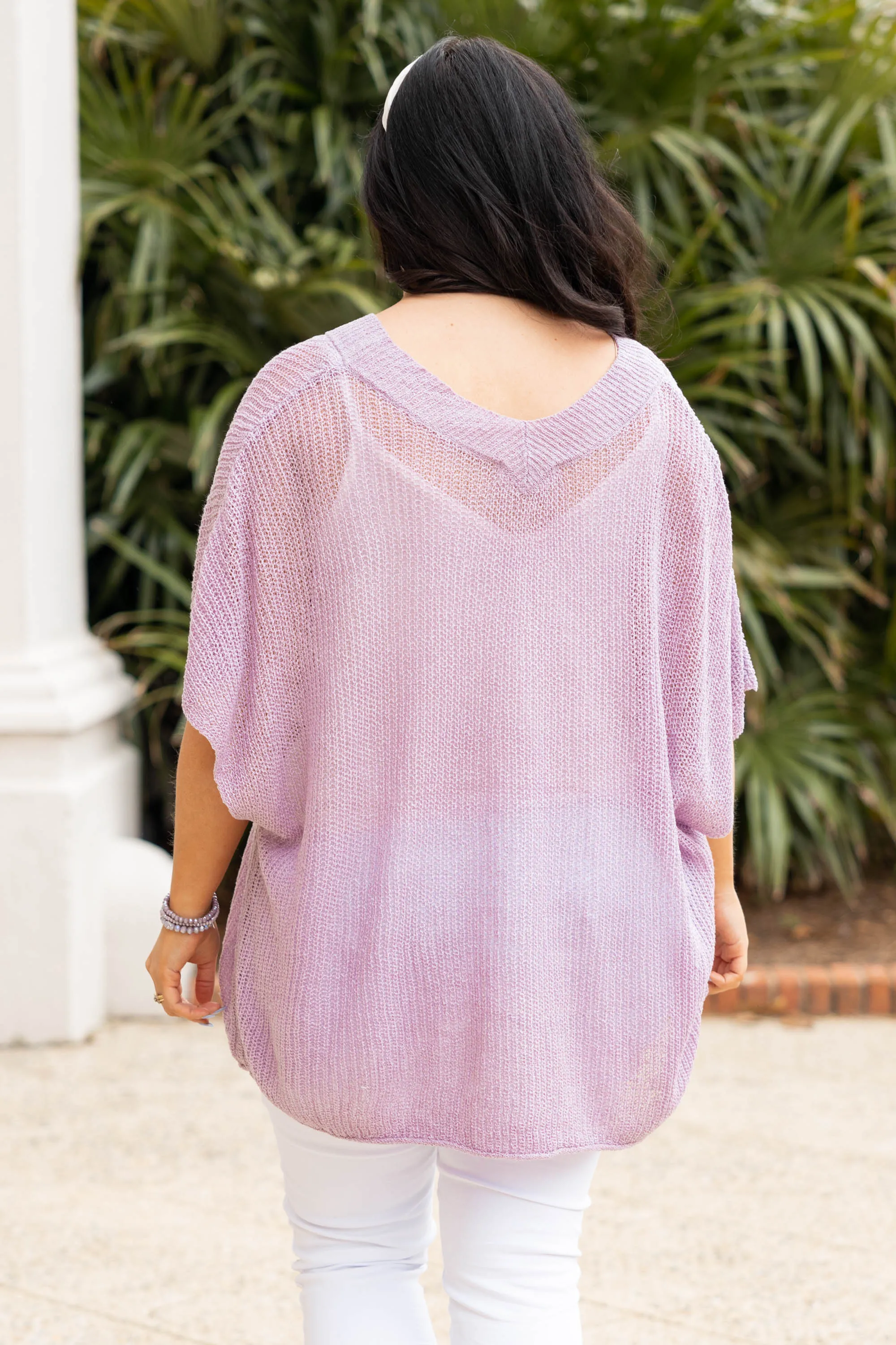 Nothing But Beauty Top, Dusty Lavender