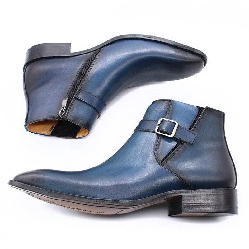 Odon Leather Ankle Boots