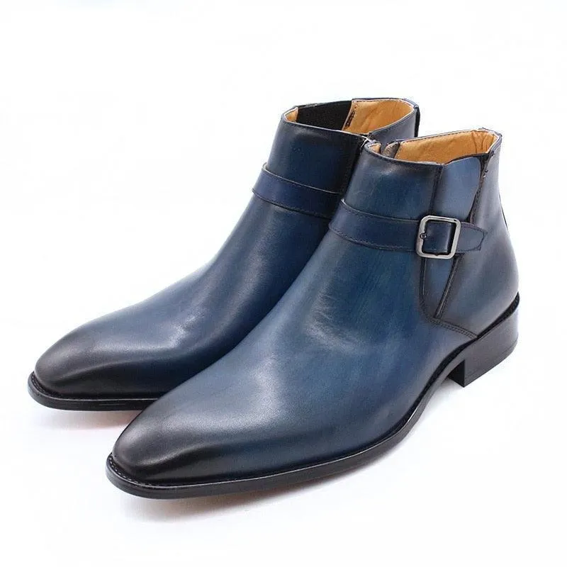 Odon Leather Ankle Boots