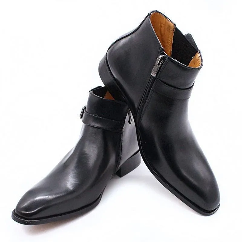 Odon Leather Ankle Boots