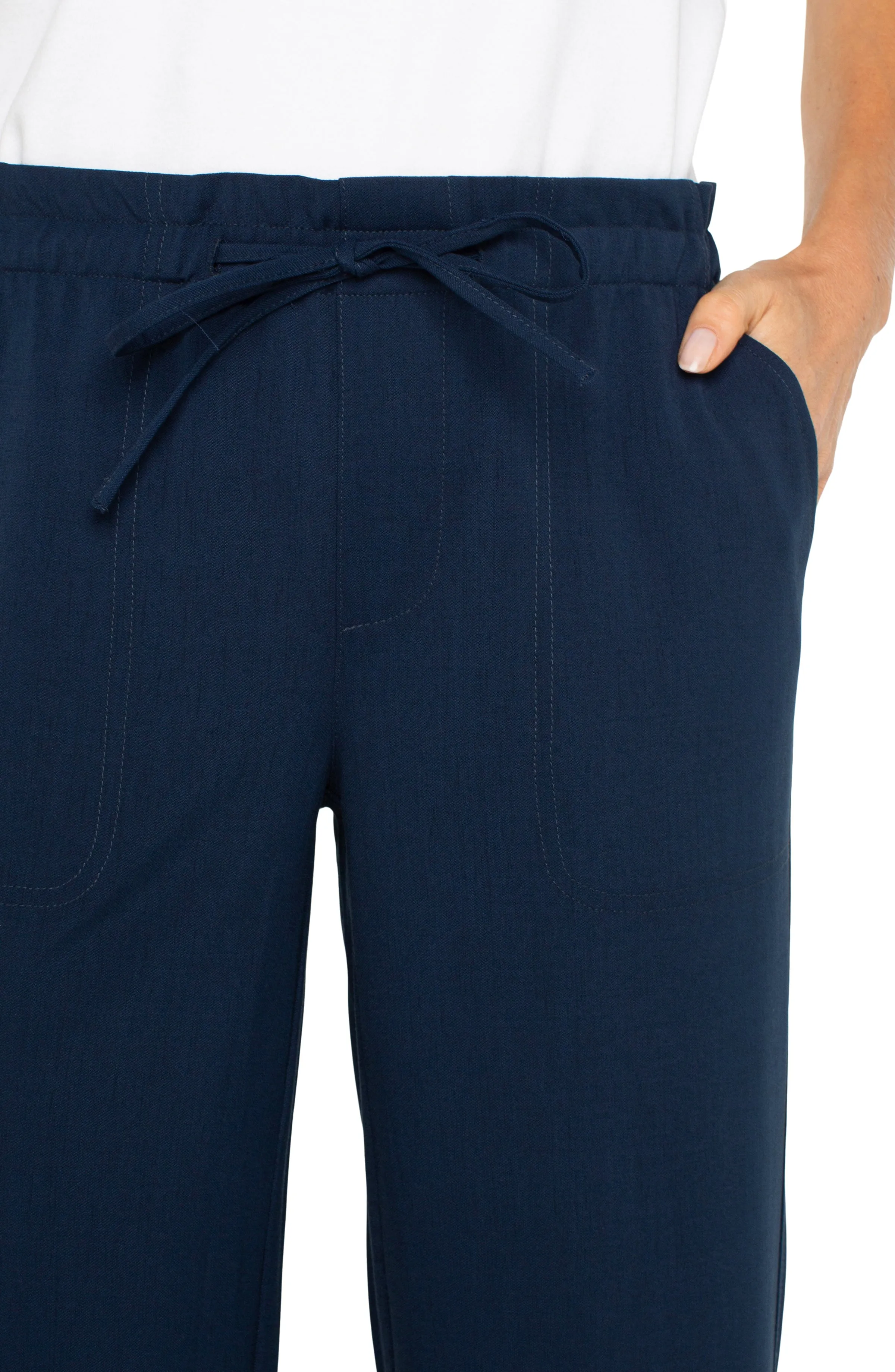 Pull On Tie Waist Pants