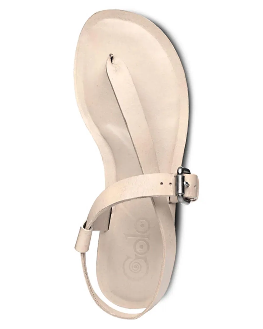 Roma Leather Thong Sandal in Gnocchi Taupe