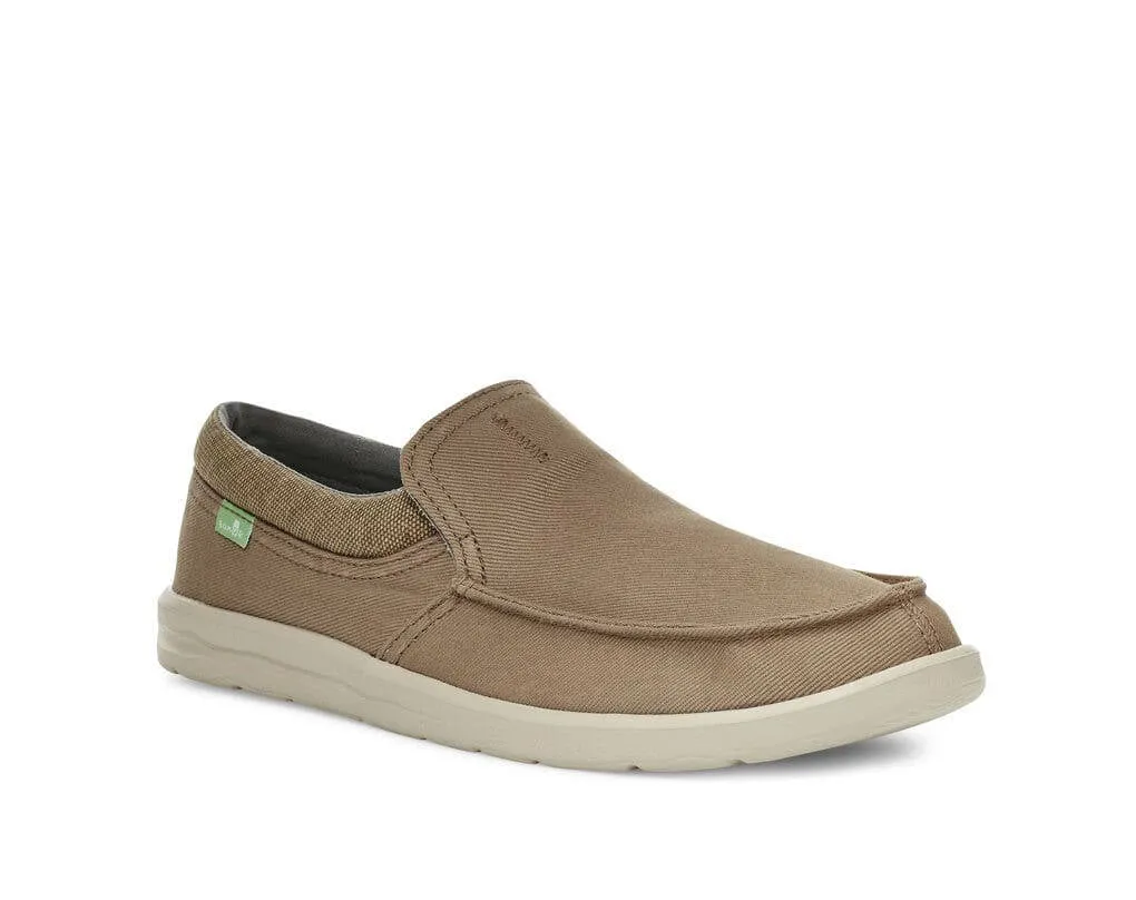 Sanuk Mens Hi Bro Lite Khaki