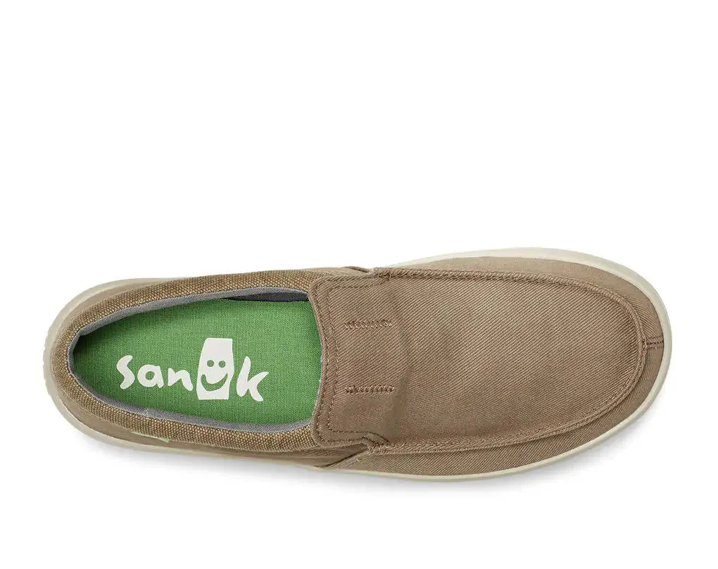 Sanuk Mens Hi Bro Lite Khaki