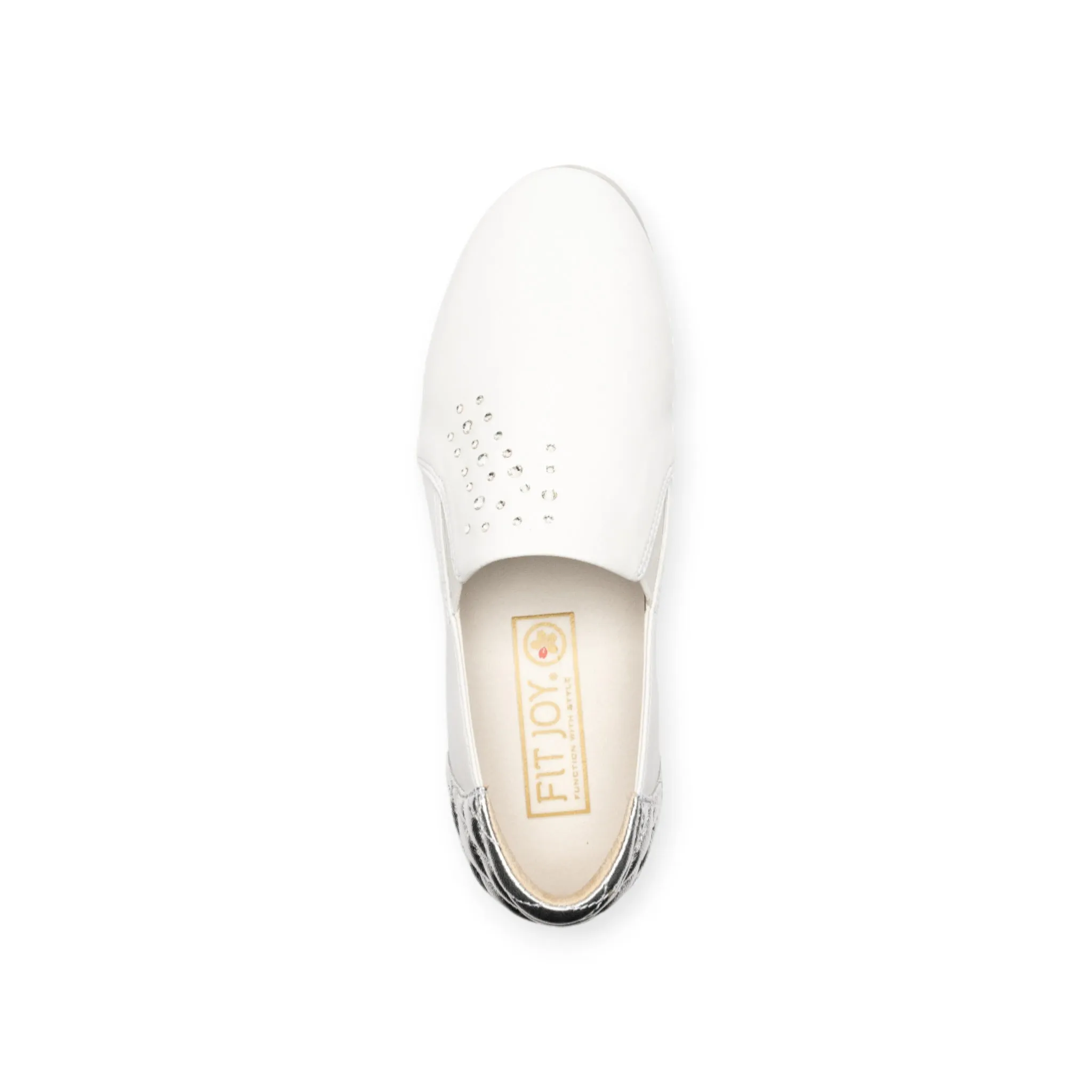 Sheepskin soft & super lightweight flat shoes with Swarovski crystal glass #FJ095