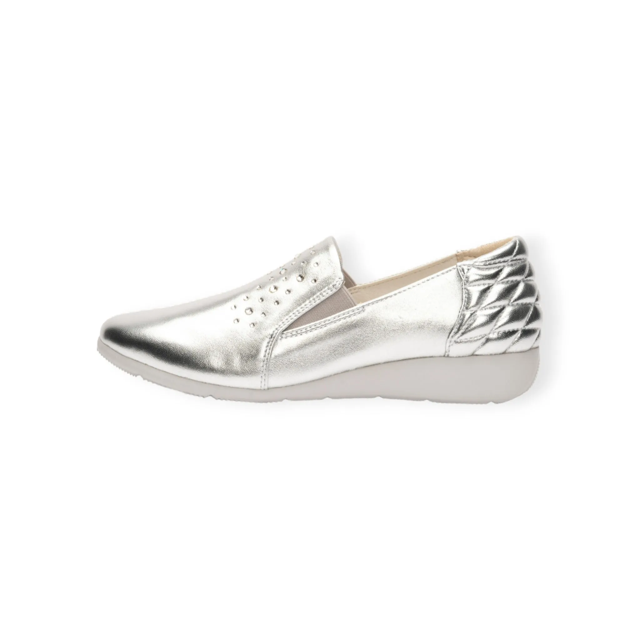 Sheepskin soft & super lightweight flat shoes with Swarovski crystal glass #FJ095