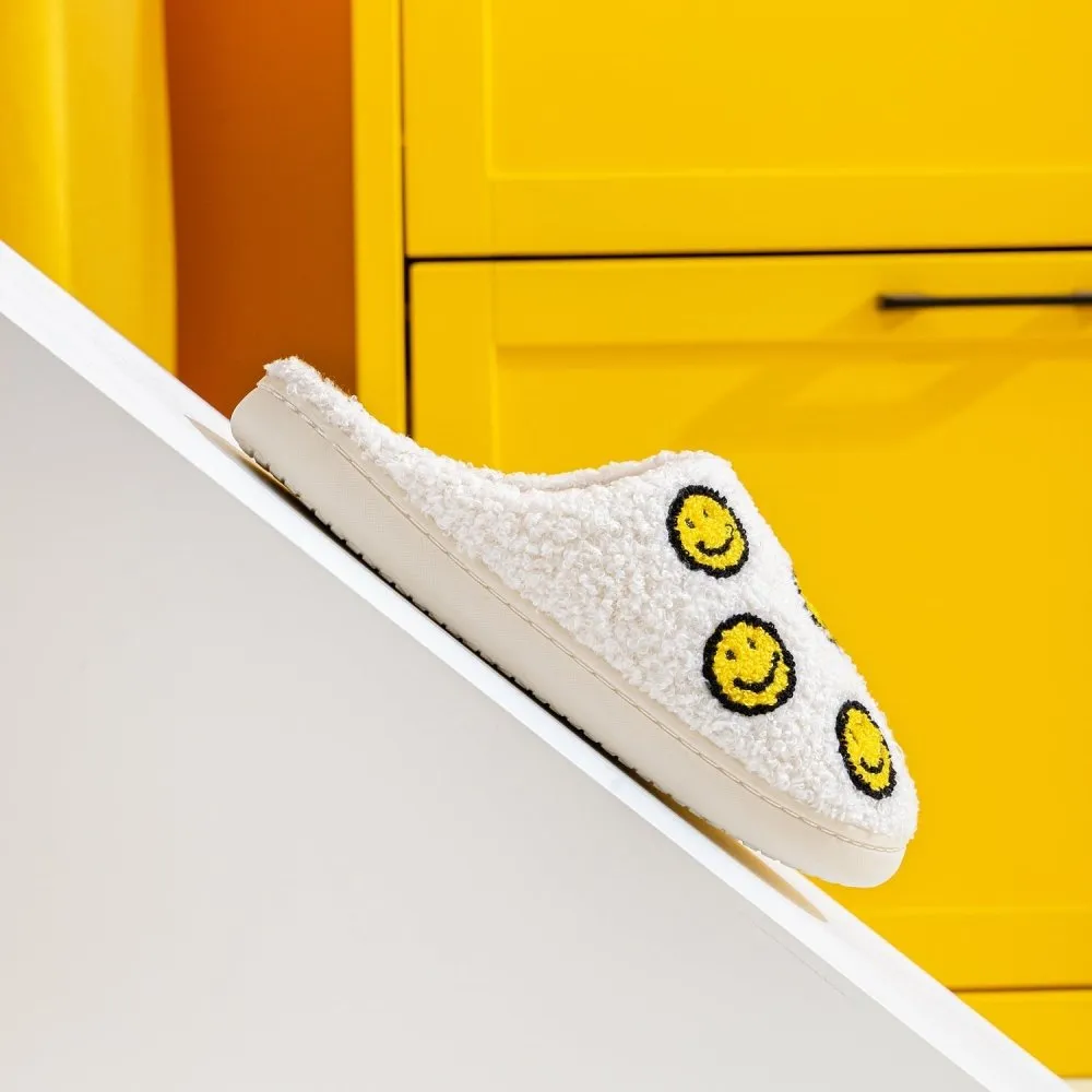 Smiley Face House Slippers