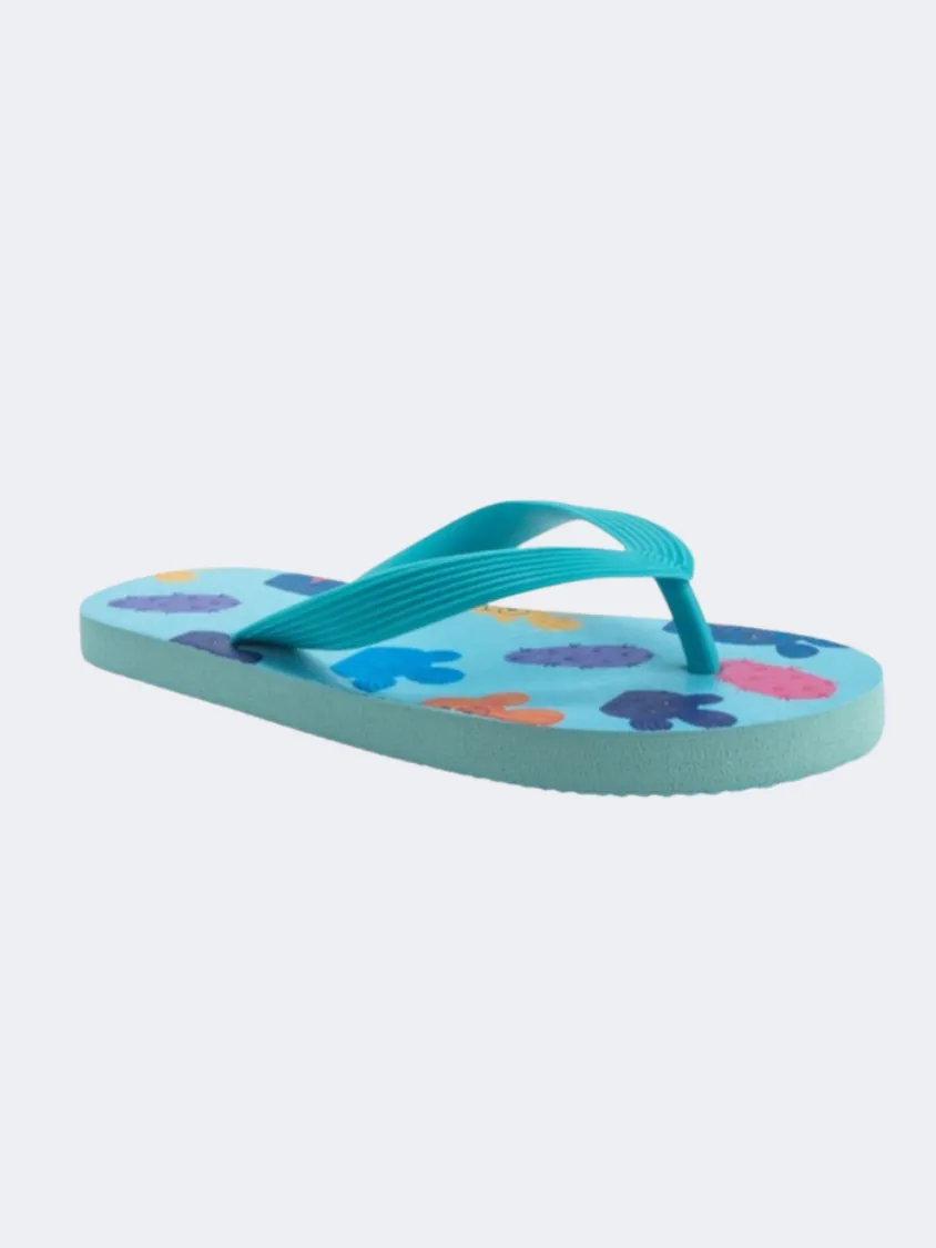 Stamion Turtles Pe Boys Beach Slippers Turquoise