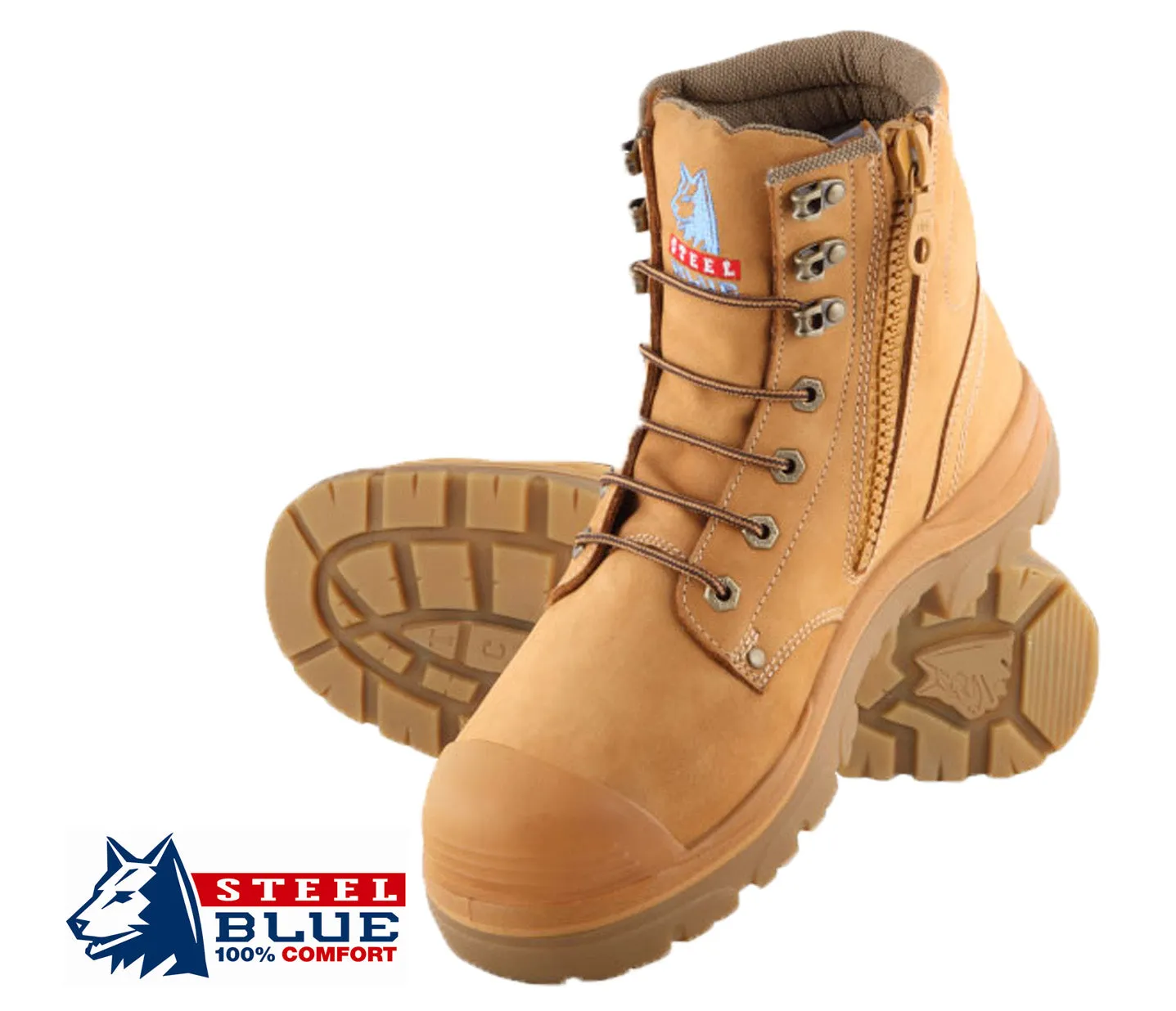 Steel Blue Safety Boots Argyle - Zip Side 332152