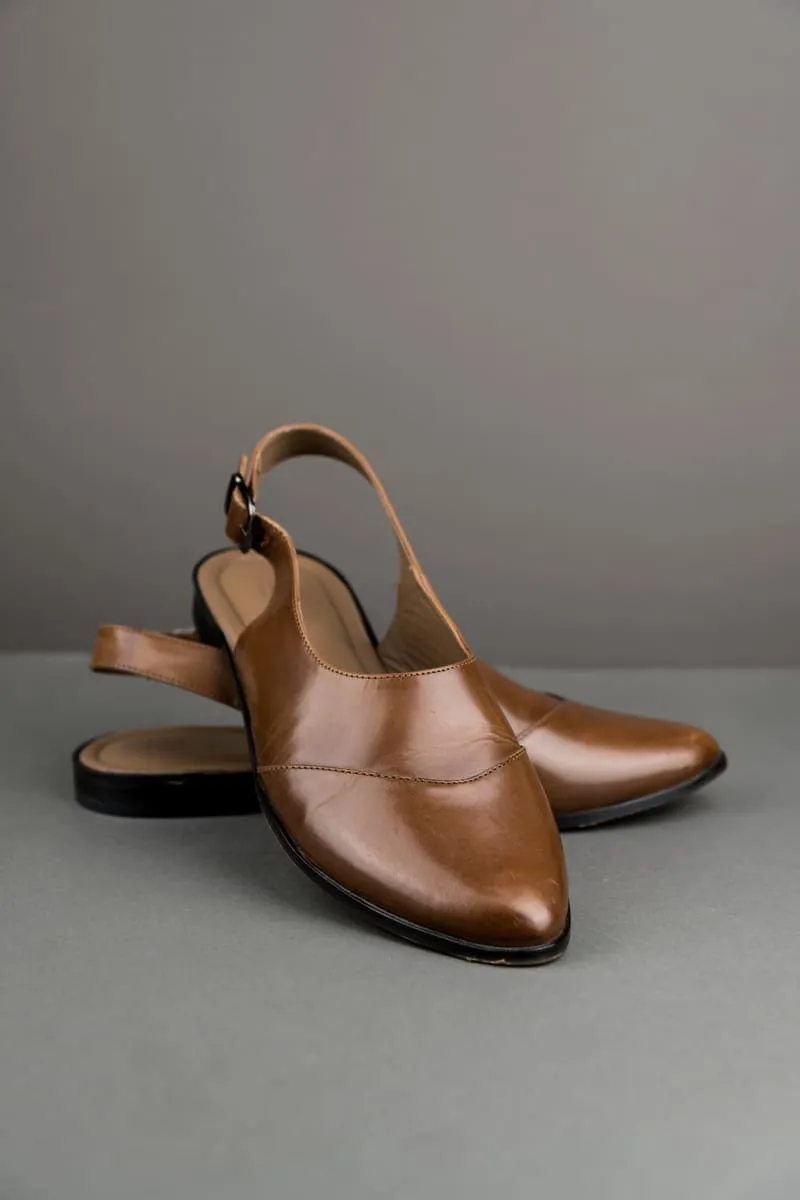 Tan Leather Loafers