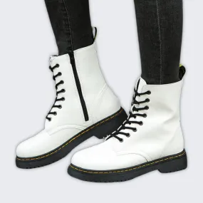 Trendy Lace-Up Ankle Boots for Women - Stylish & Comfortable