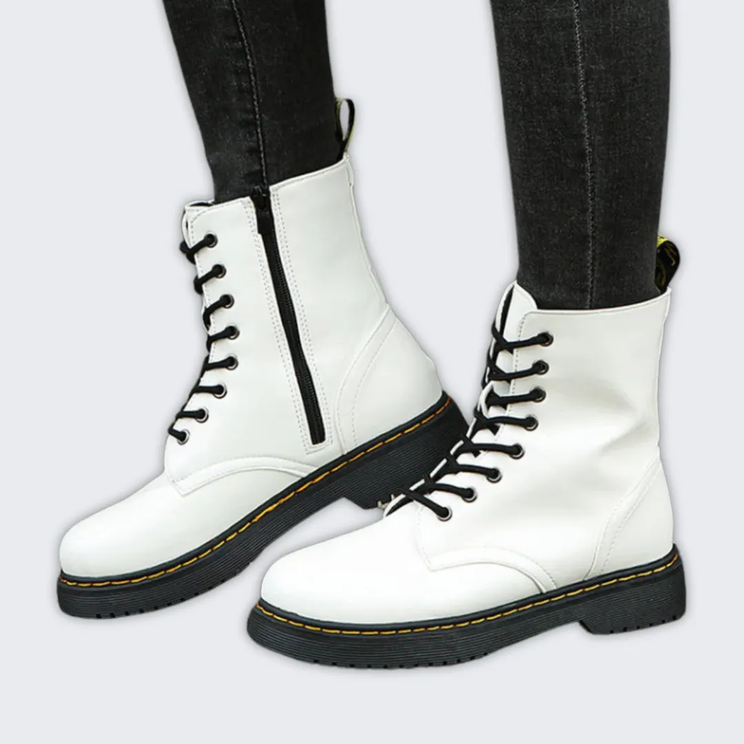 Trendy Lace-Up Ankle Boots for Women - Stylish & Comfortable